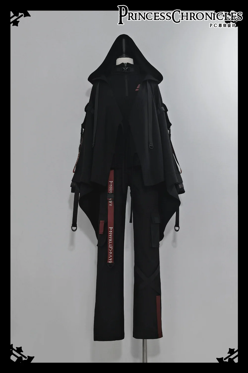 Nameless Blade - Waste Soil Ouji Lolita Slim Black Pants - Image 26