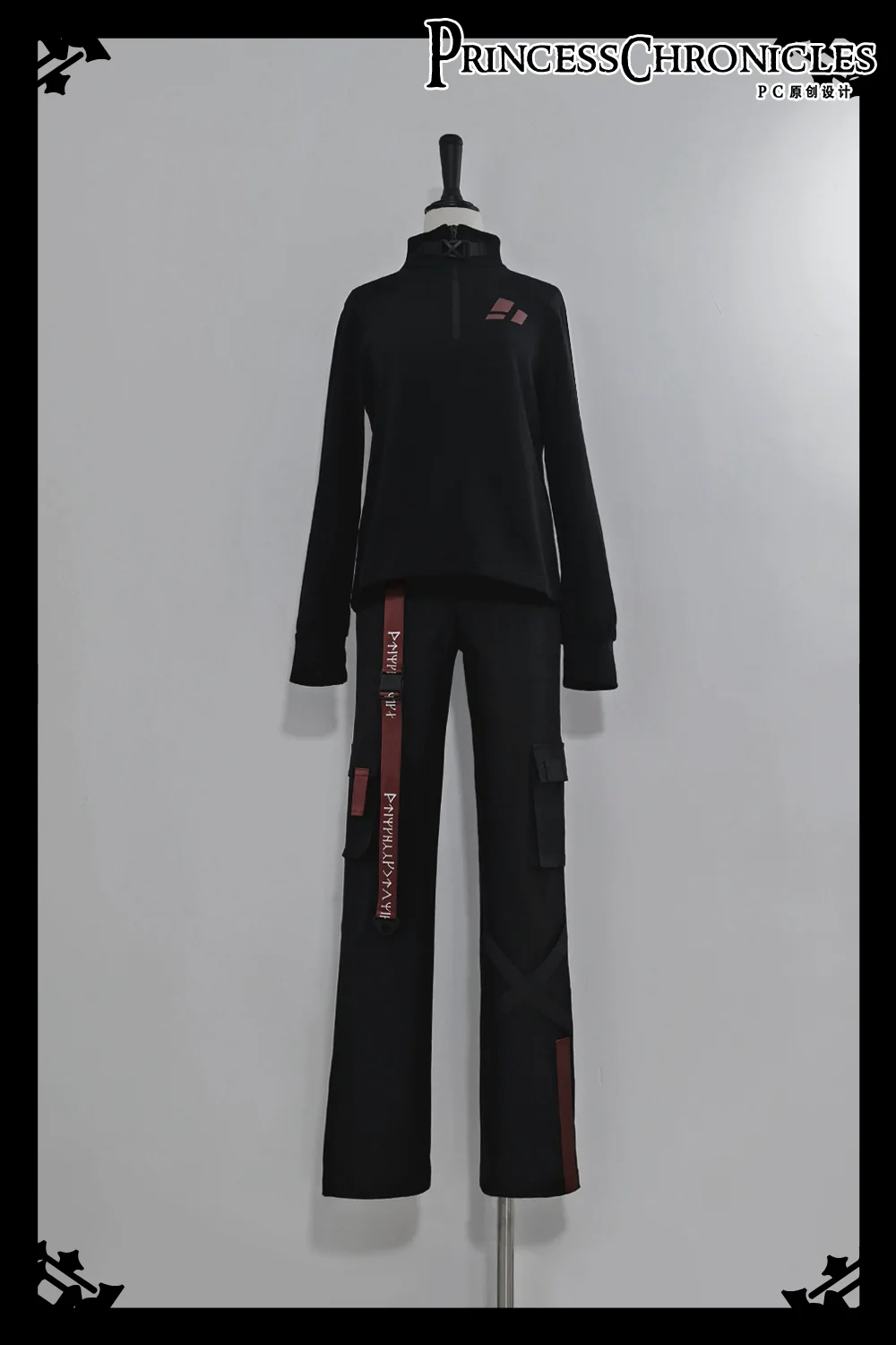 Nameless Blade - Waste Soil Ouji Lolita Slim Black Pants - Image 27