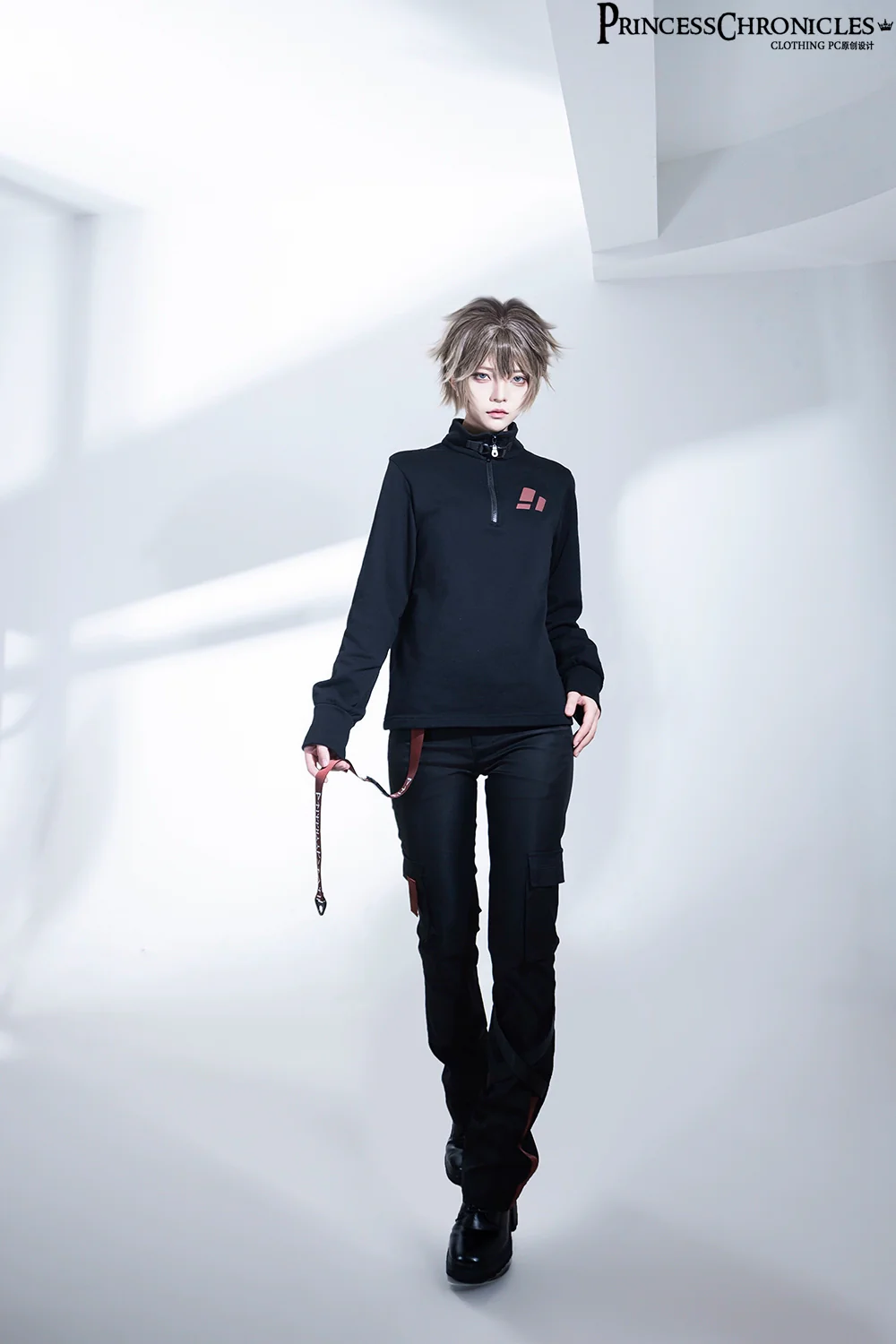 Nameless Blade - Waste Soil Ouji Lolita Slim Black Pants - Image 6