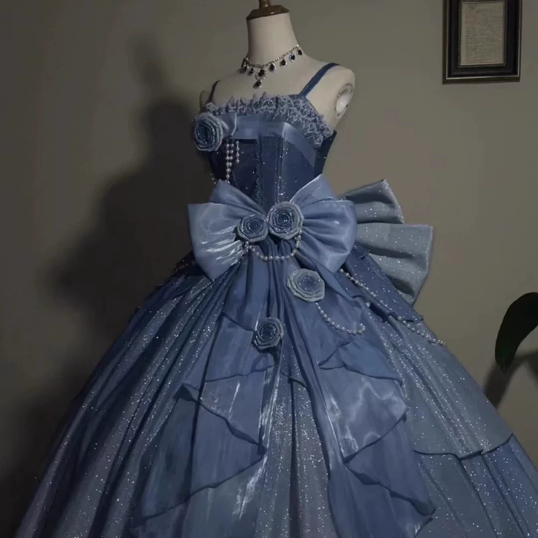 Nectarine White Tea - Captivating Starry - Wedding Lolita Dress Elegant Bridal JSK - Image 10