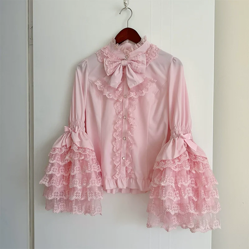 Hanguliang - Love and Heart Palpitations - Wedding Lolita JSK, Bridal Lolita Dress - Image 11