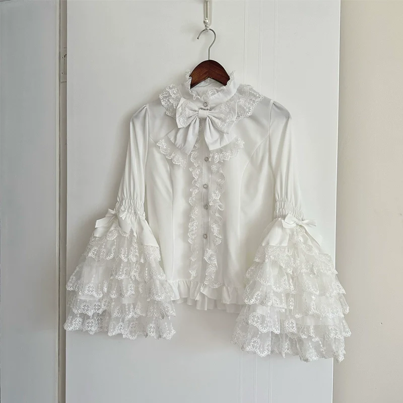 Hanguliang - Love and Heart Palpitations - Wedding Lolita JSK, Bridal Lolita Dress - Image 13