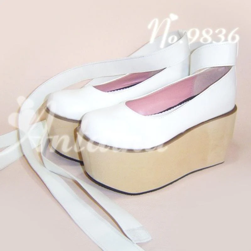 Antaina - Wedding Lolita Platform Shoes Bridal Shoes Multicolor - Image 11
