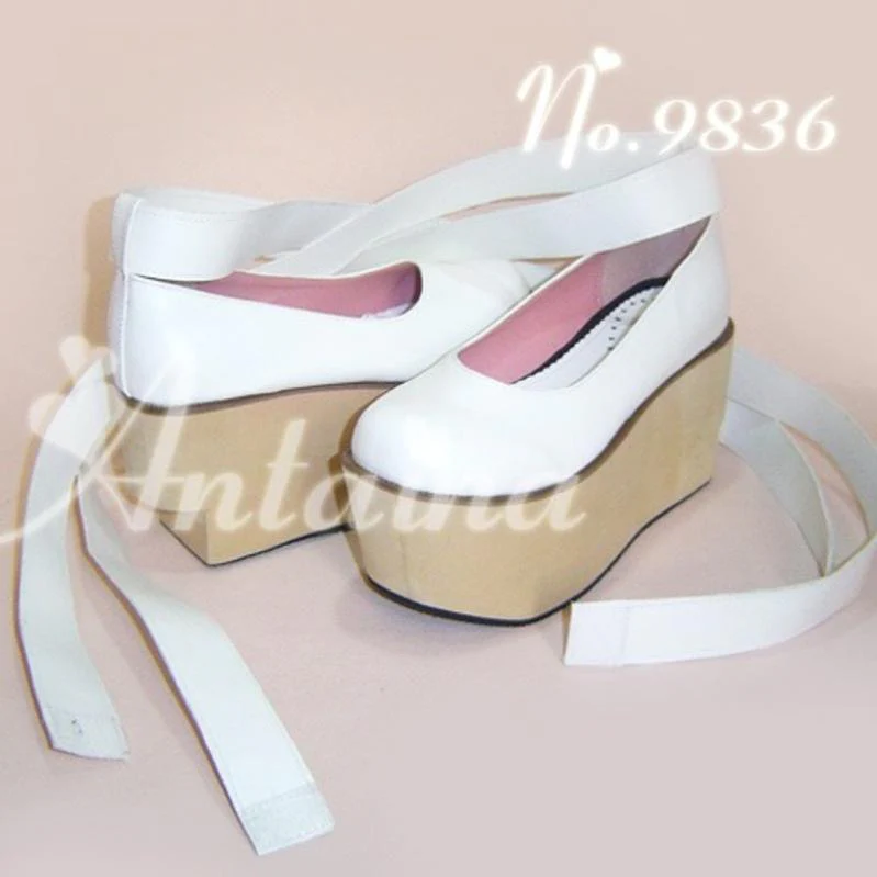 Antaina - Wedding Lolita Platform Shoes Bridal Shoes Multicolor - Image 13
