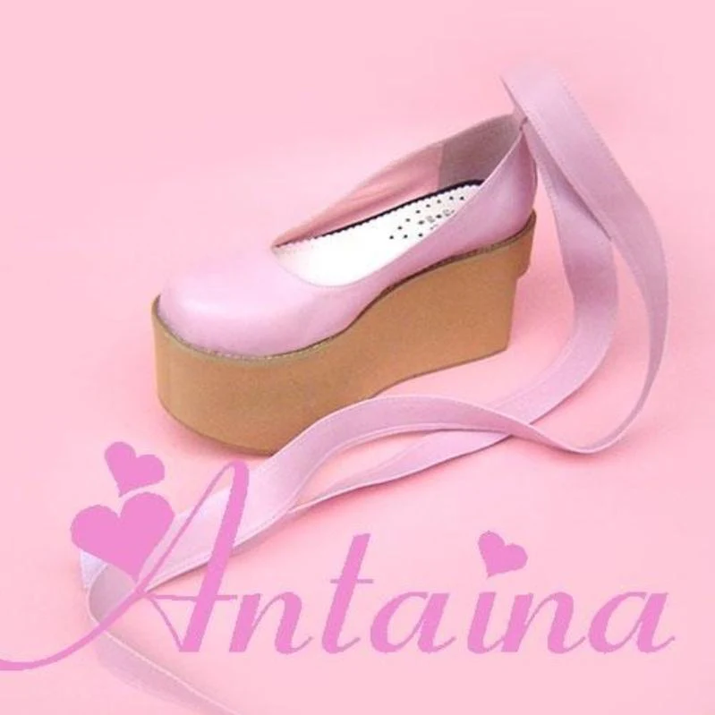 Antaina - Wedding Lolita Platform Shoes Bridal Shoes Multicolor - Image 14