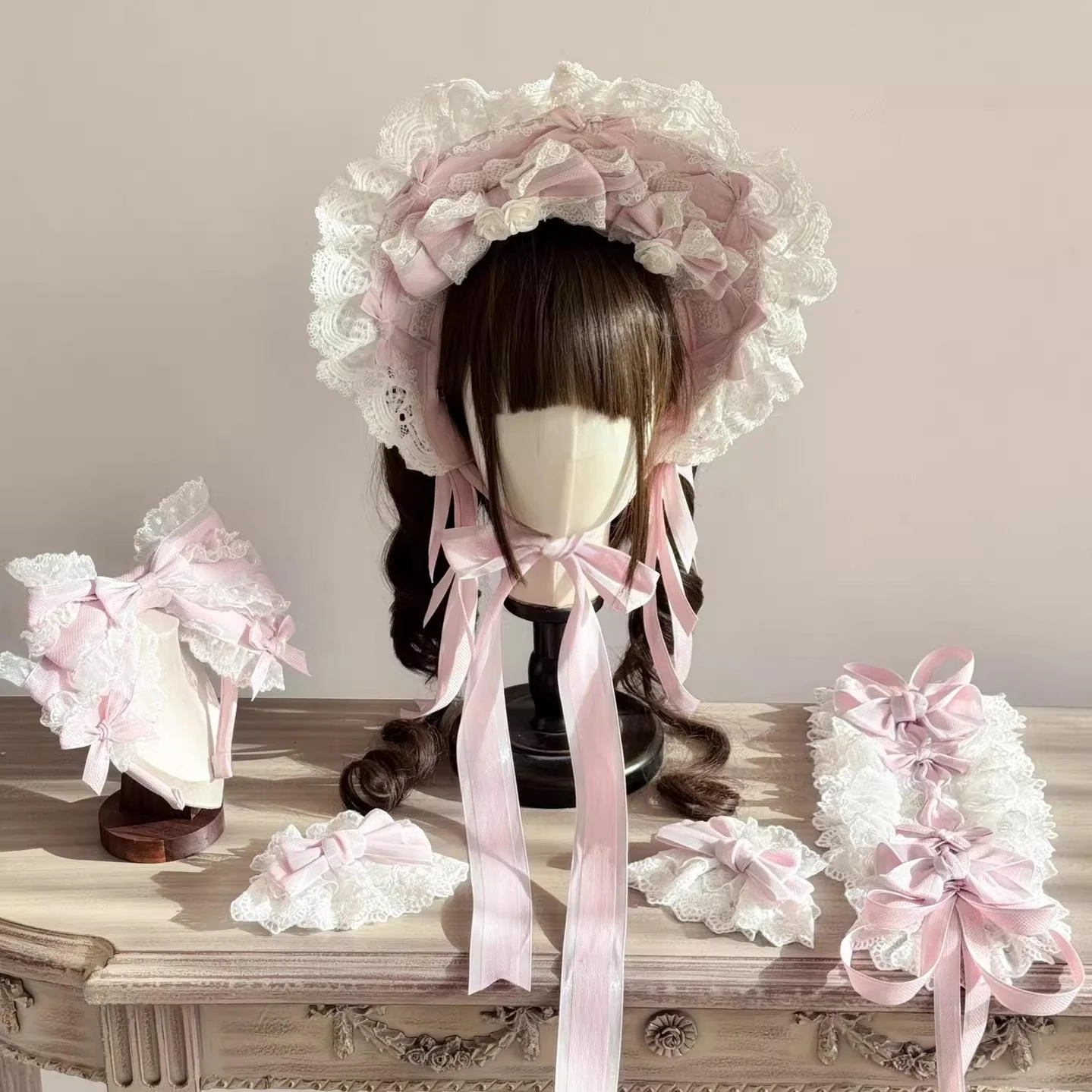 Wedding Sweet Lolita Accessories, Dramatic Bows - Image 3