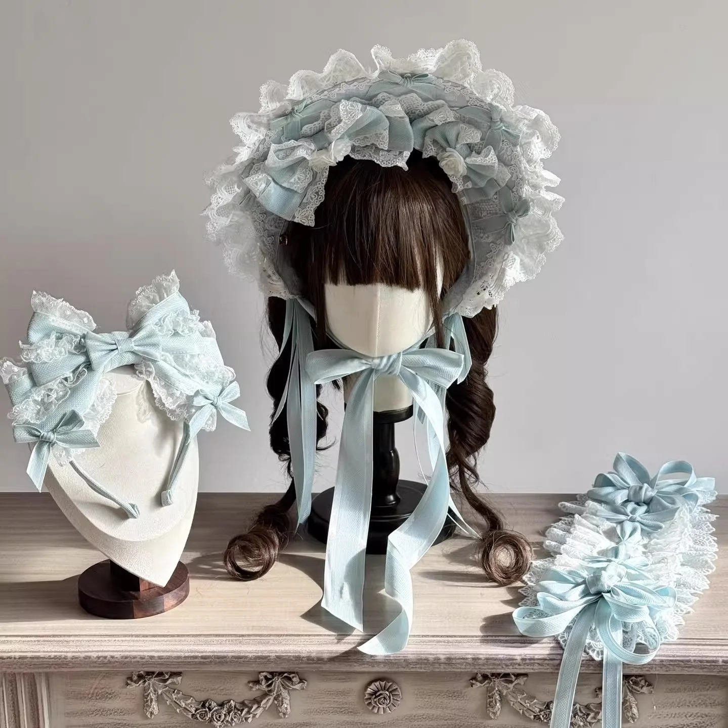 Wedding Sweet Lolita Accessories, Dramatic Bows - Image 4