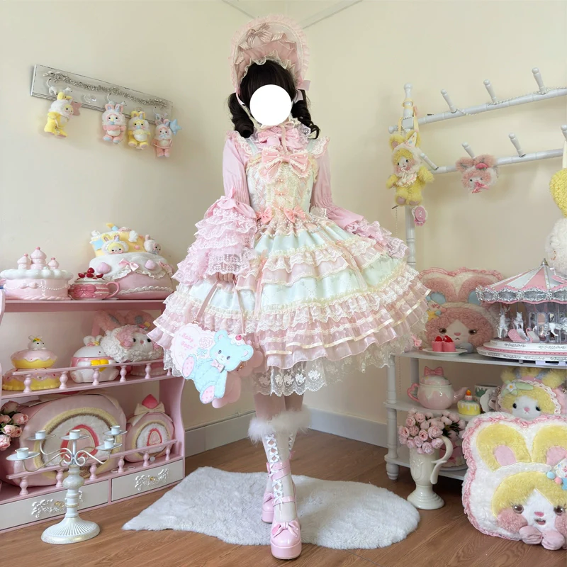 Hanguliang - Star Love Song - Wedding Sweet Lolita JSK Suit Doll-like Dress - Image 16