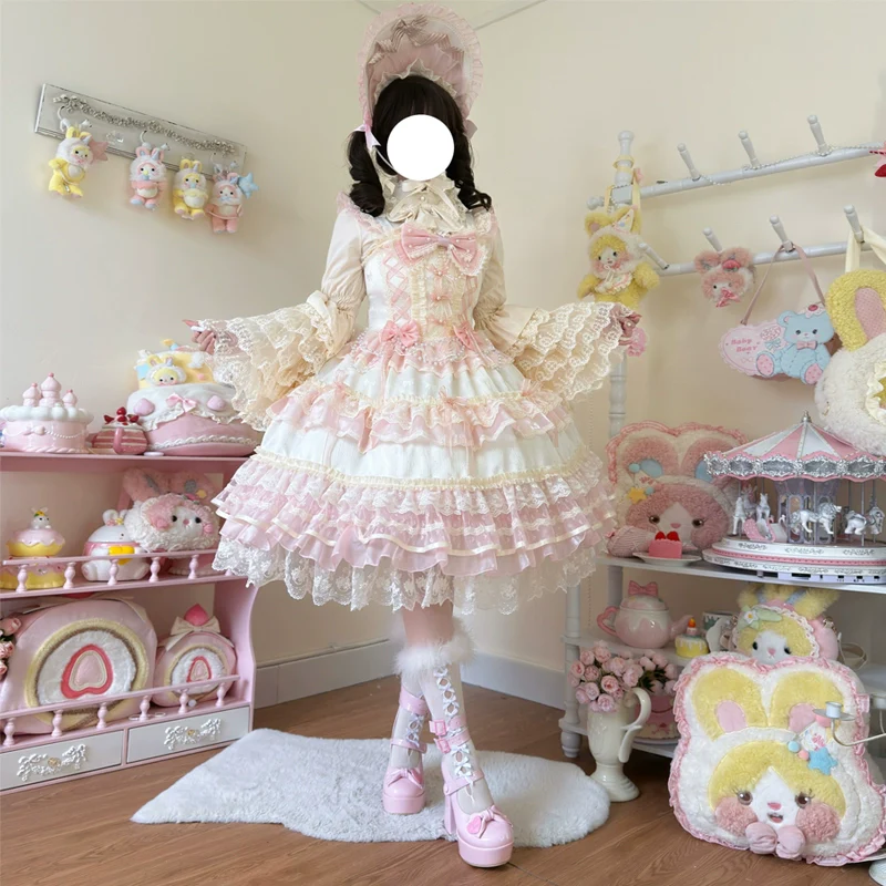 Hanguliang - Star Love Song - Wedding Sweet Lolita JSK Suit Doll-like Dress - Image 6