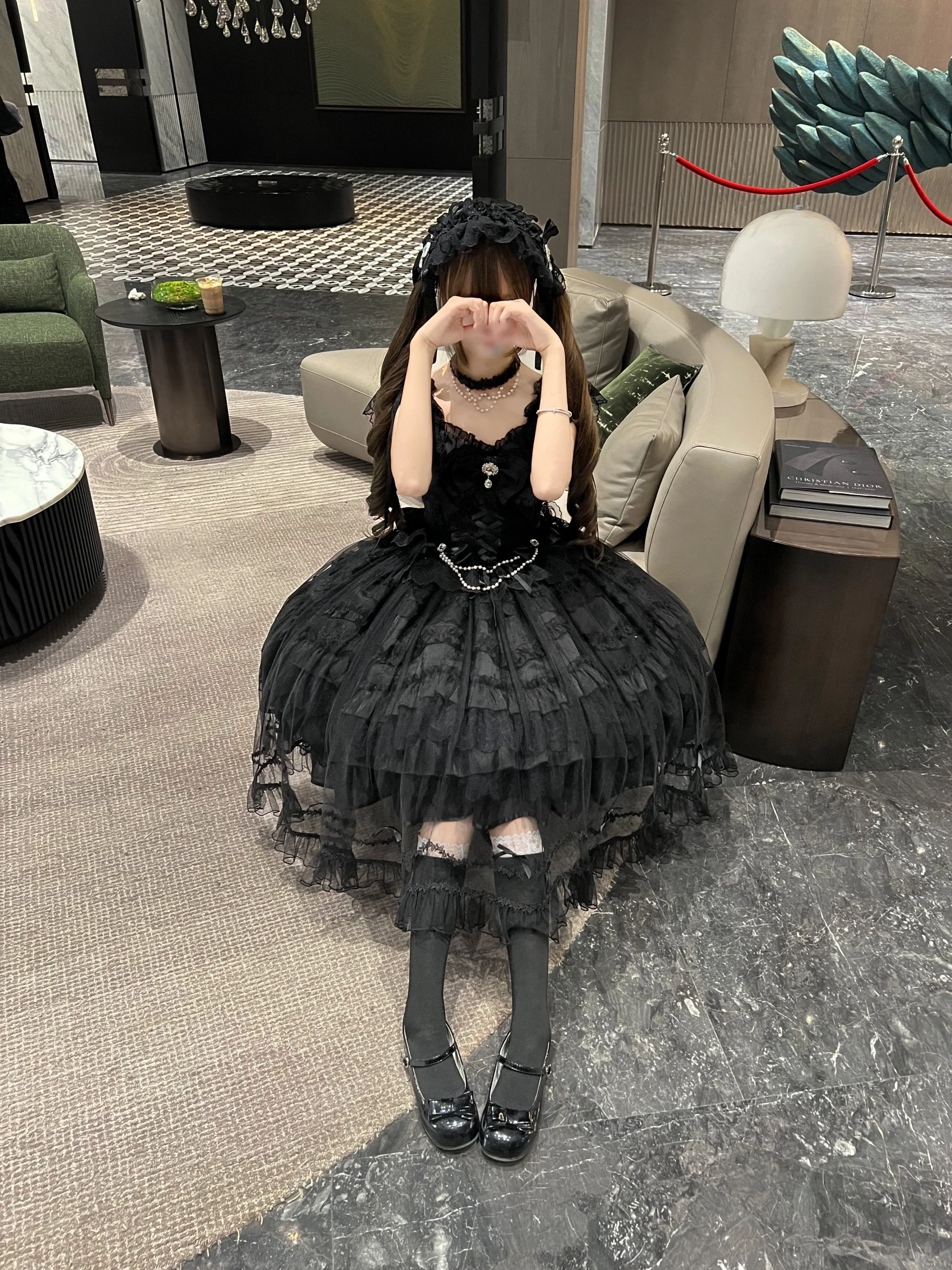 Eternal Vow - Wedding Lolita JSK, Detachable Overlay - Image 21