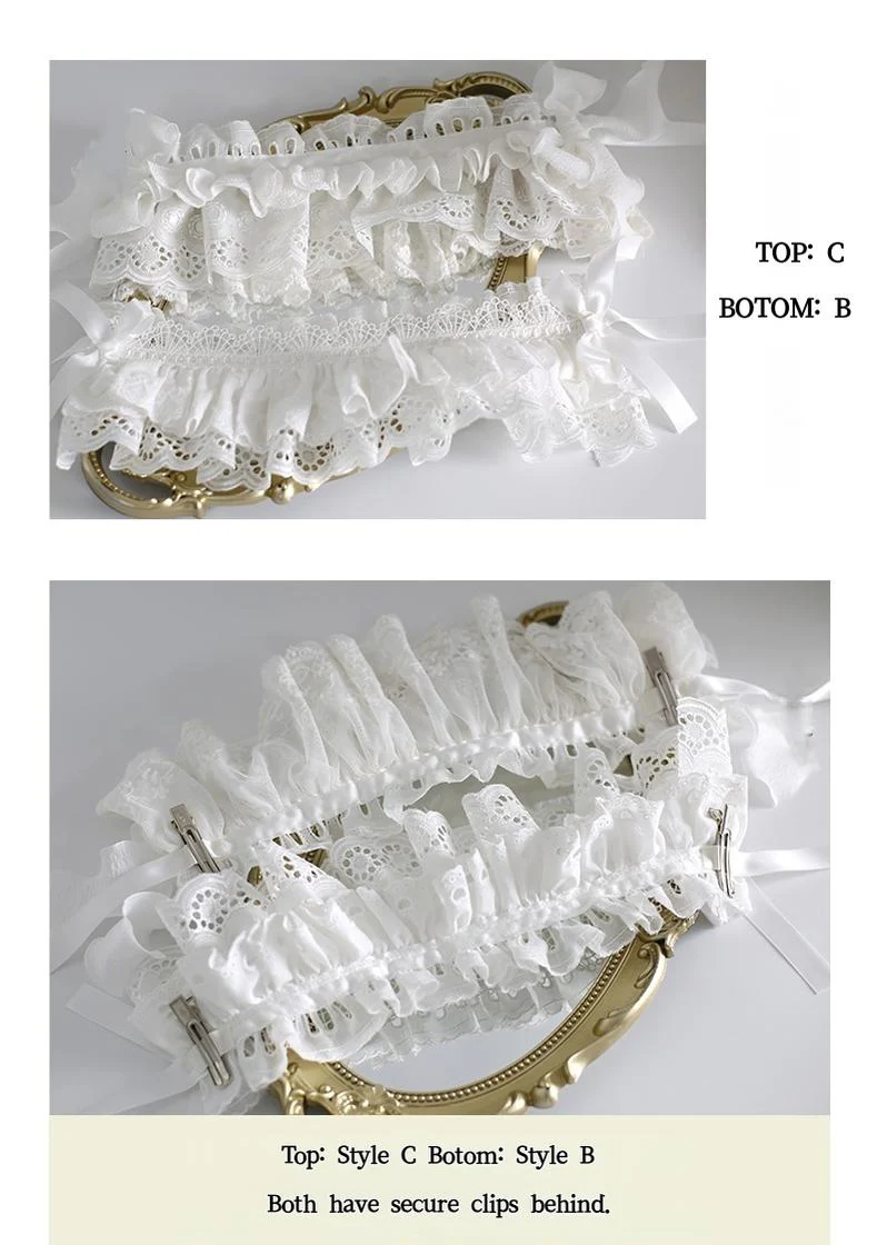 Xiaogui - Doll-Like Lace Lolita Hairband - Image 5