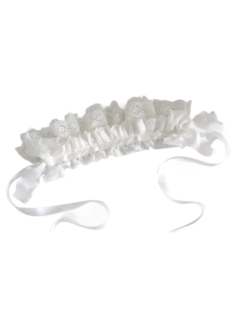 Xiaogui - Doll-Like Lace Lolita Hairband - Image 9