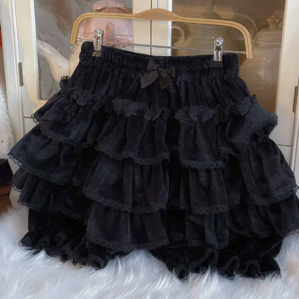 Winter Lolita Bloomer Sweet Cake Leggings - Image 3