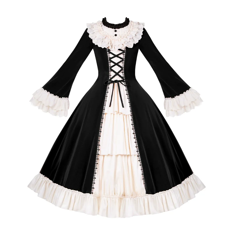 The Nutcracker - Winter Classic Lolita OP Dress, Front Opening - Image 25