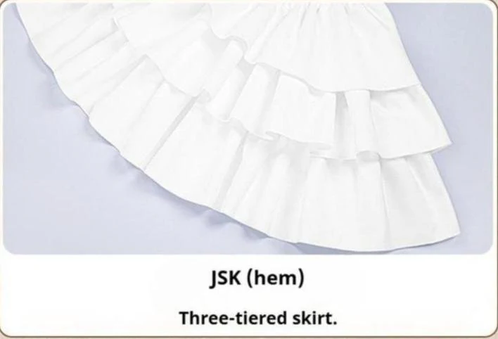With PUJI - White Choco - Winter Kawaii Lolita JSK Dress Set, Fluffy Accents - Image 27
