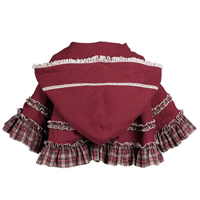 With PUJI - Little Red Riding Hood - Pastoral Lolita OP Fullset - Image 9