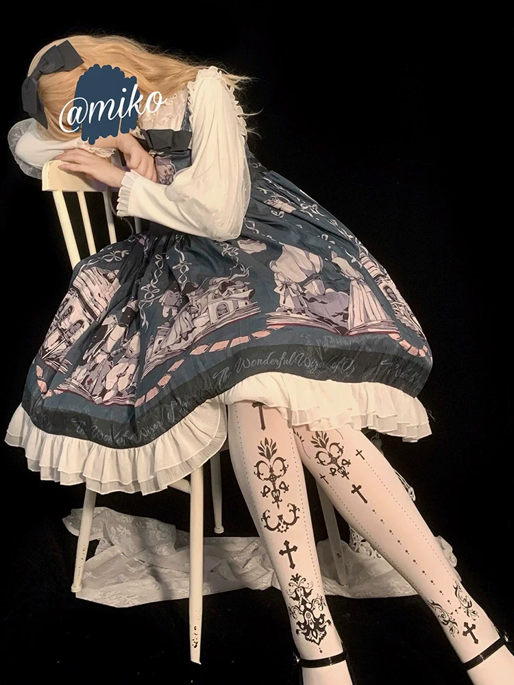 Elegant Lolita Pantyhose Daily Gold Foil Printing Tights - Image 14