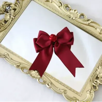 Xiaogui - Elegant Lolita Hairband Dark Red Headwear - Image 14