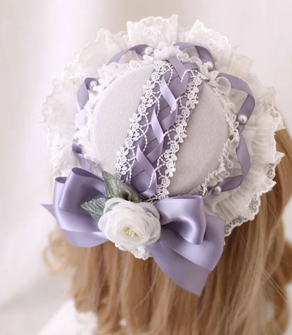 Xiaogui - Elegant Lolita Headdress Bow KC Cuffs Hairpins - Image 12