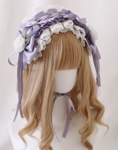 Xiaogui - Elegant Lolita Headdress Bow KC Cuffs Hairpins - Image 2