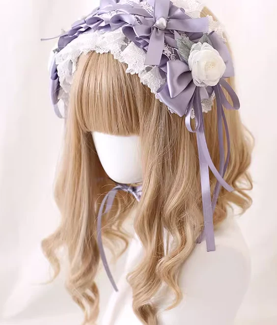 Xiaogui - Elegant Lolita Headdress Bow KC Cuffs Hairpins - Image 3
