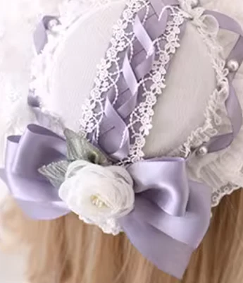 Xiaogui - Elegant Lolita Headdress Bow KC Cuffs Hairpins - Image 6