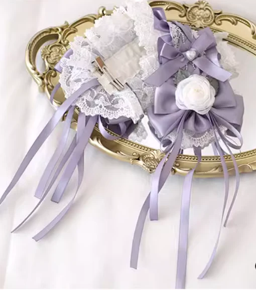 Xiaogui - Elegant Lolita Headdress Bow KC Cuffs Hairpins - Image 8