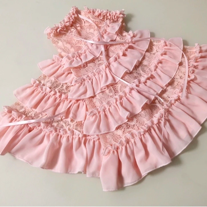 Yami - Elegant Lolita Hime Sleeves Ruffled Chiffon Sleeves - Image 11