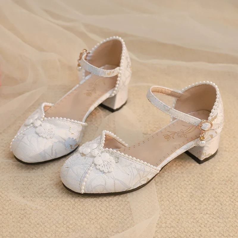 Yana - Heart Jade Yana - Qi Lolita Shoes Chunky Heels - Image 10