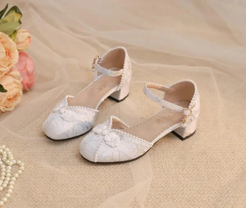 Yana - Heart Jade Yana - Qi Lolita Shoes Chunky Heels - Image 11