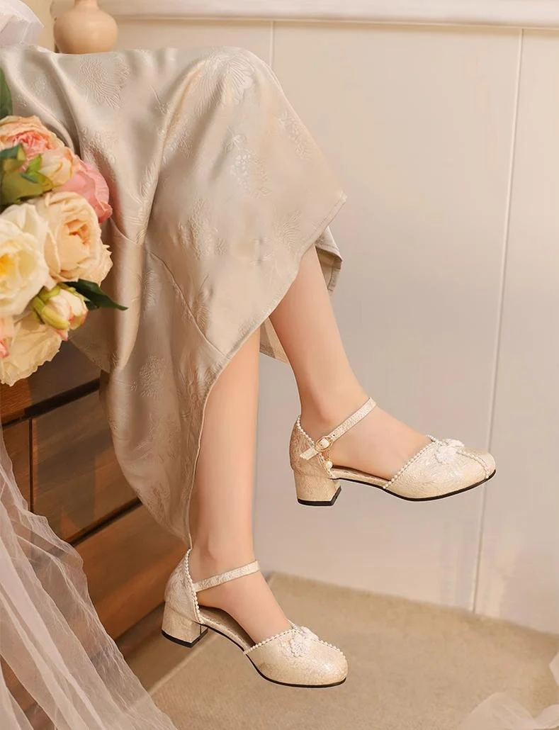 Yana - Heart Jade Yana - Qi Lolita Shoes Chunky Heels - Image 3