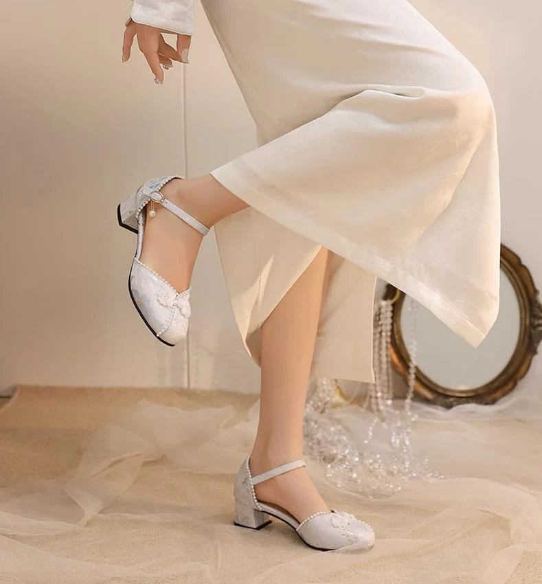 Yana - Heart Jade Yana - Qi Lolita Shoes Chunky Heels - Image 5