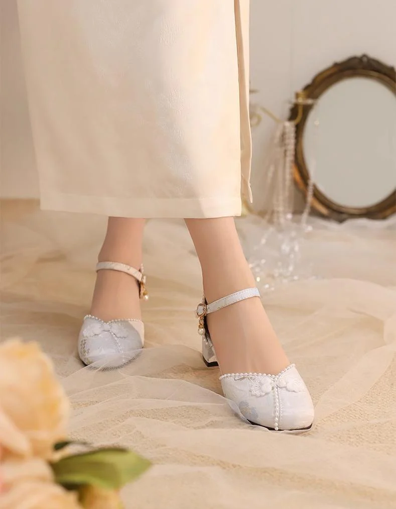 Yana - Heart Jade Yana - Qi Lolita Shoes Chunky Heels - Image 7