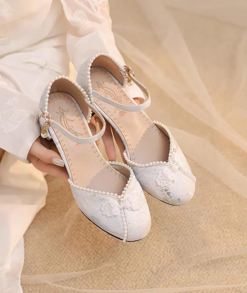 Yana - Heart Jade Yana - Qi Lolita Shoes Chunky Heels - Image 9