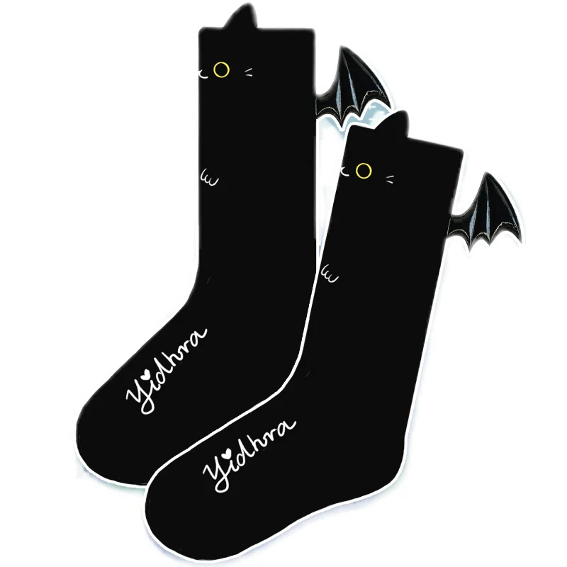 Yidhra - Cute Cat Cotton Lolita Socks - Image 5