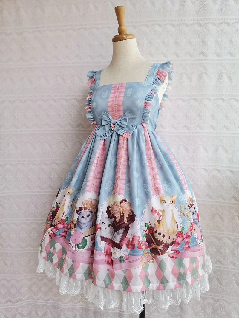 Chocolate Cat Lolita JSK Dress - Image 3