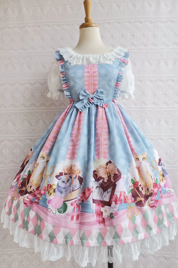 Chocolate Cat Lolita JSK Dress - Image 4