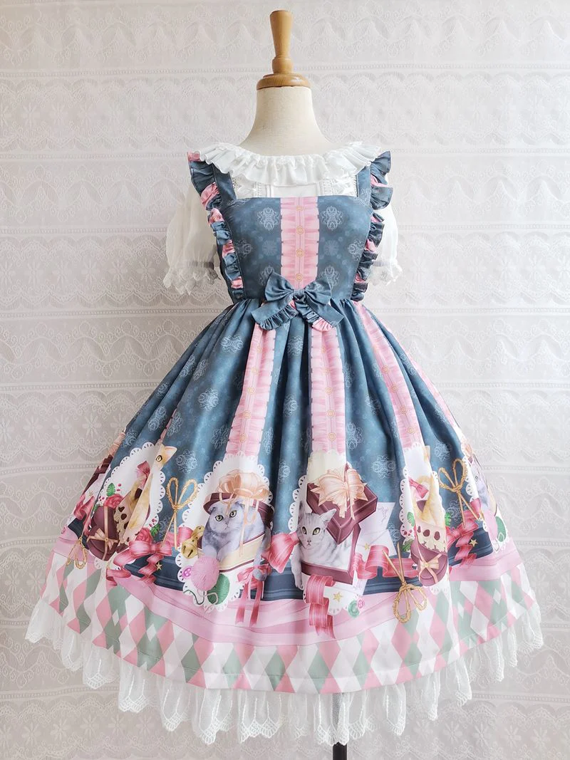 Chocolate Cat Lolita JSK Dress - Image 5