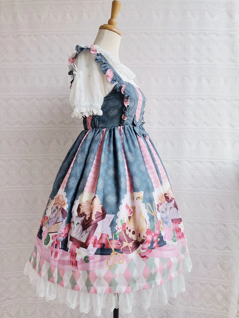 Chocolate Cat Lolita JSK Dress - Image 6