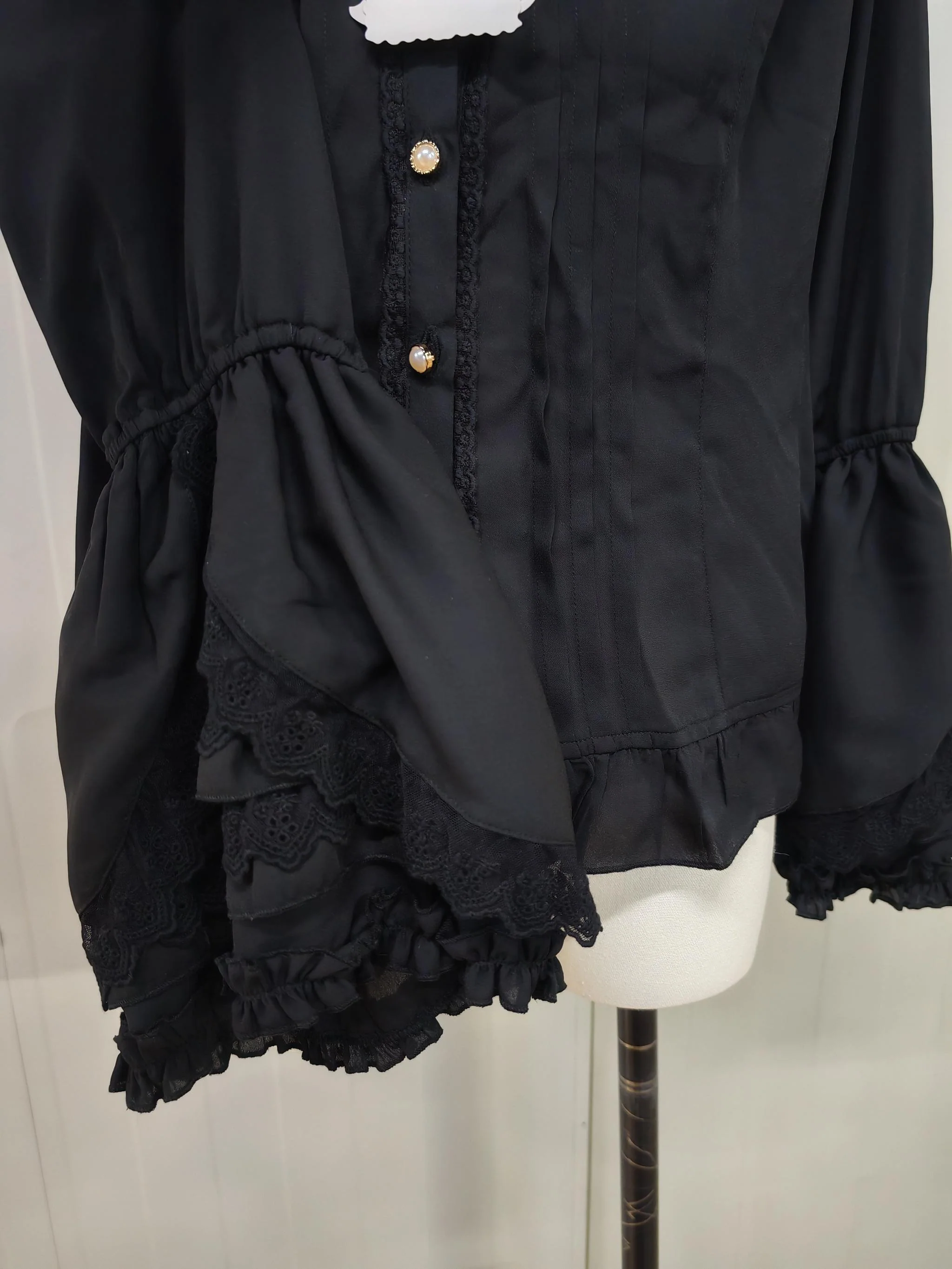 Retro Princess Long Sleeve Lolita Blouse - Image 9