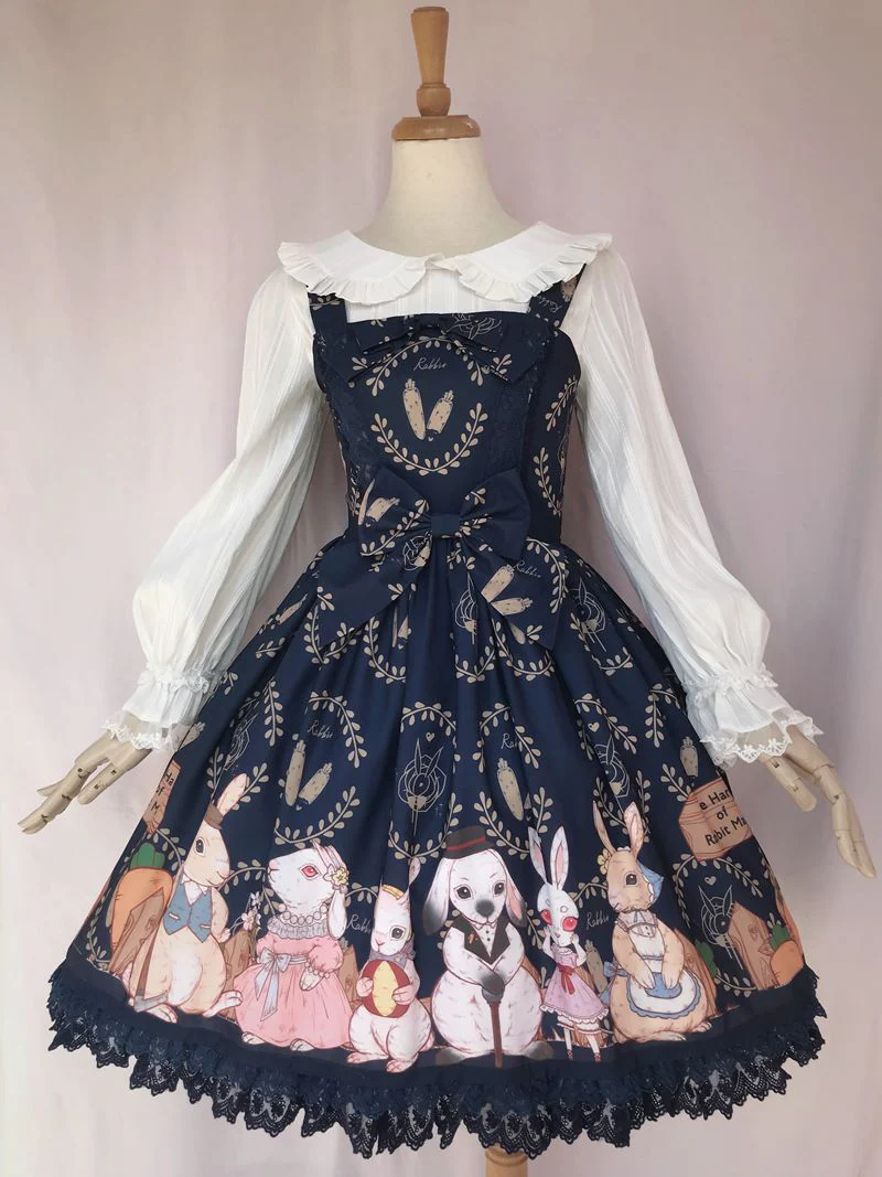 Sweet Lolita Cotton Long Sleeve Blouse - Image 3