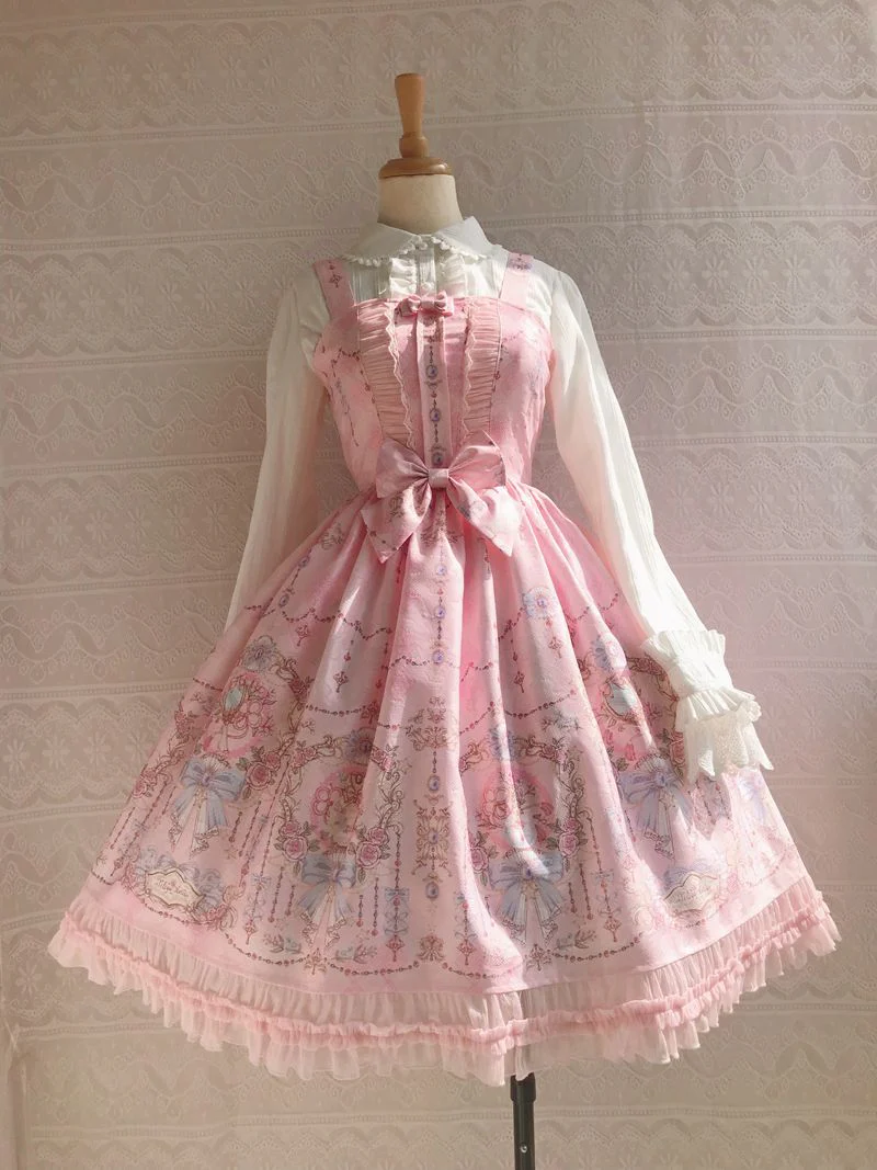 Sweet Printing Winter Lolita JSK Dress - Image 10