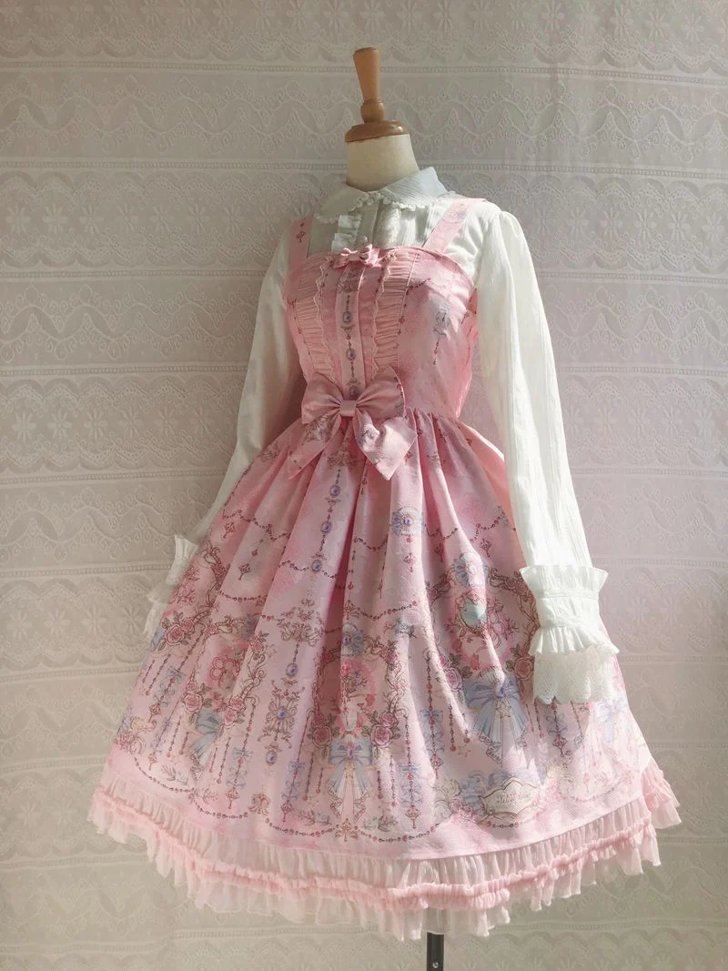 Sweet Printing Winter Lolita JSK Dress - Image 11