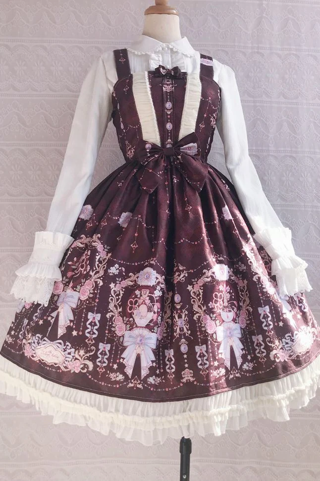 Sweet Printing Winter Lolita JSK Dress - Image 4