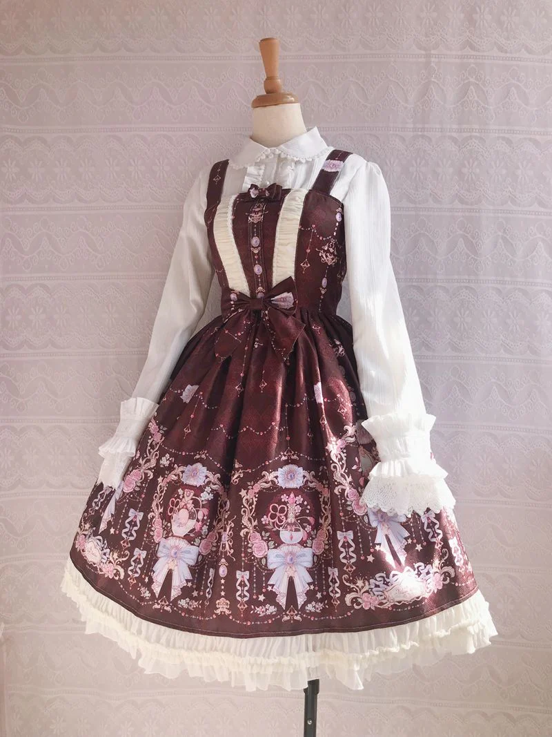 Sweet Printing Winter Lolita JSK Dress - Image 5