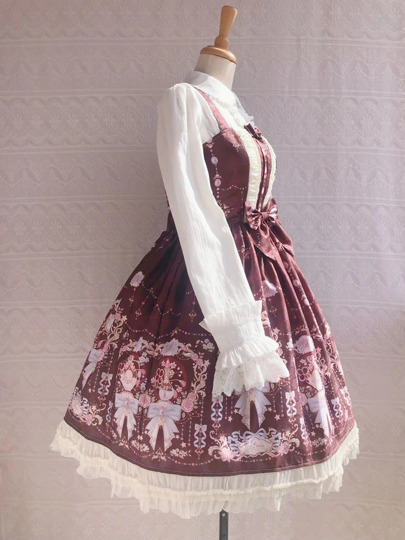 Sweet Printing Winter Lolita JSK Dress - Image 6