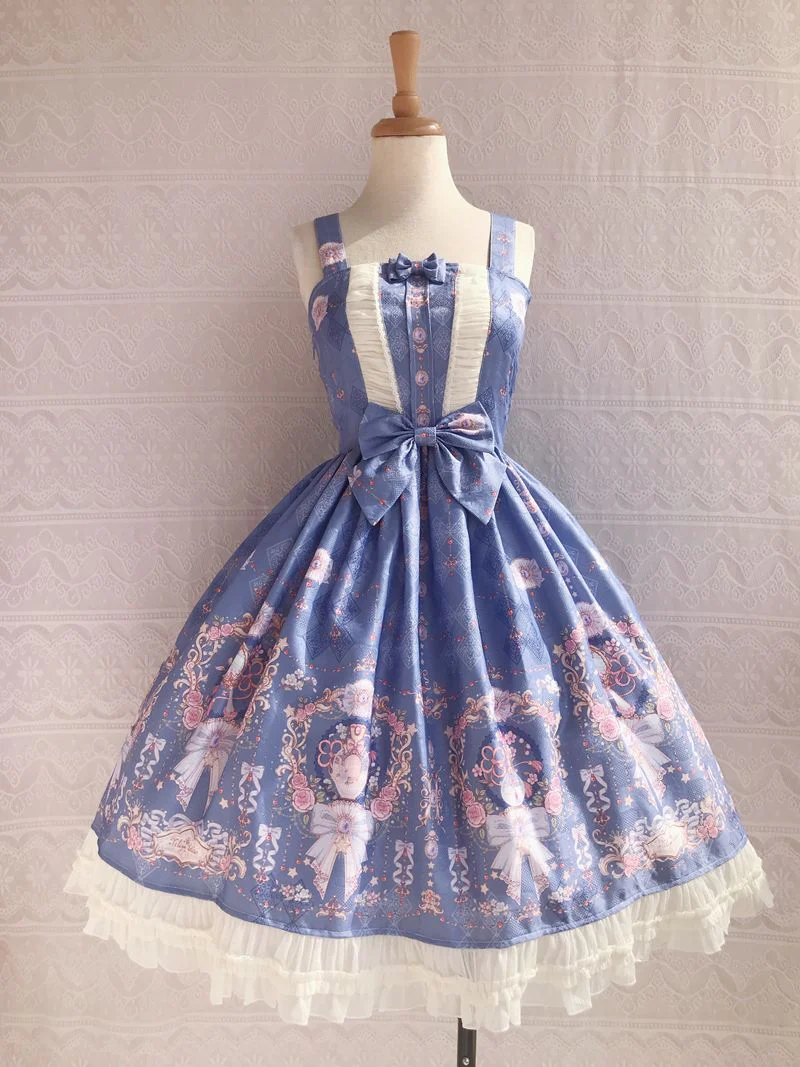 Sweet Printing Winter Lolita JSK Dress - Image 7