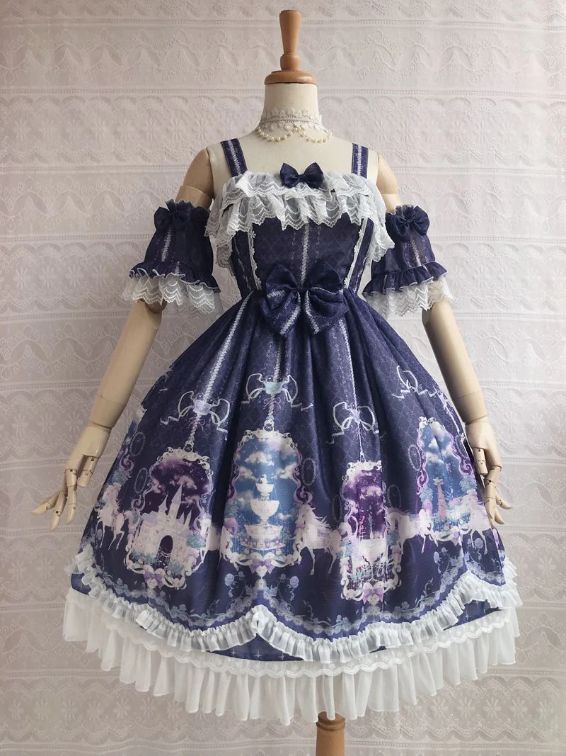 Unicorn's Secret Garden Summer Lolita JSK Dress - Image 12