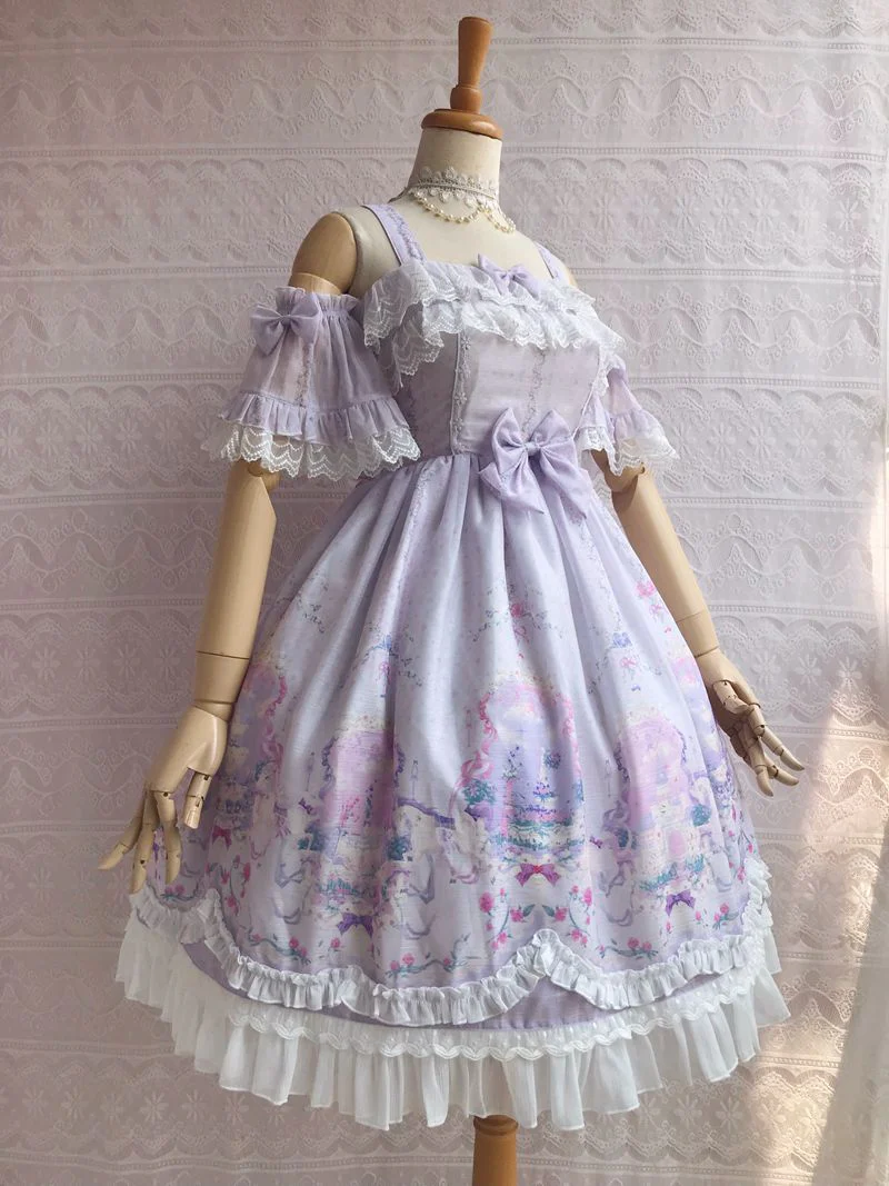 Unicorn's Secret Garden Summer Lolita JSK Dress - Image 4