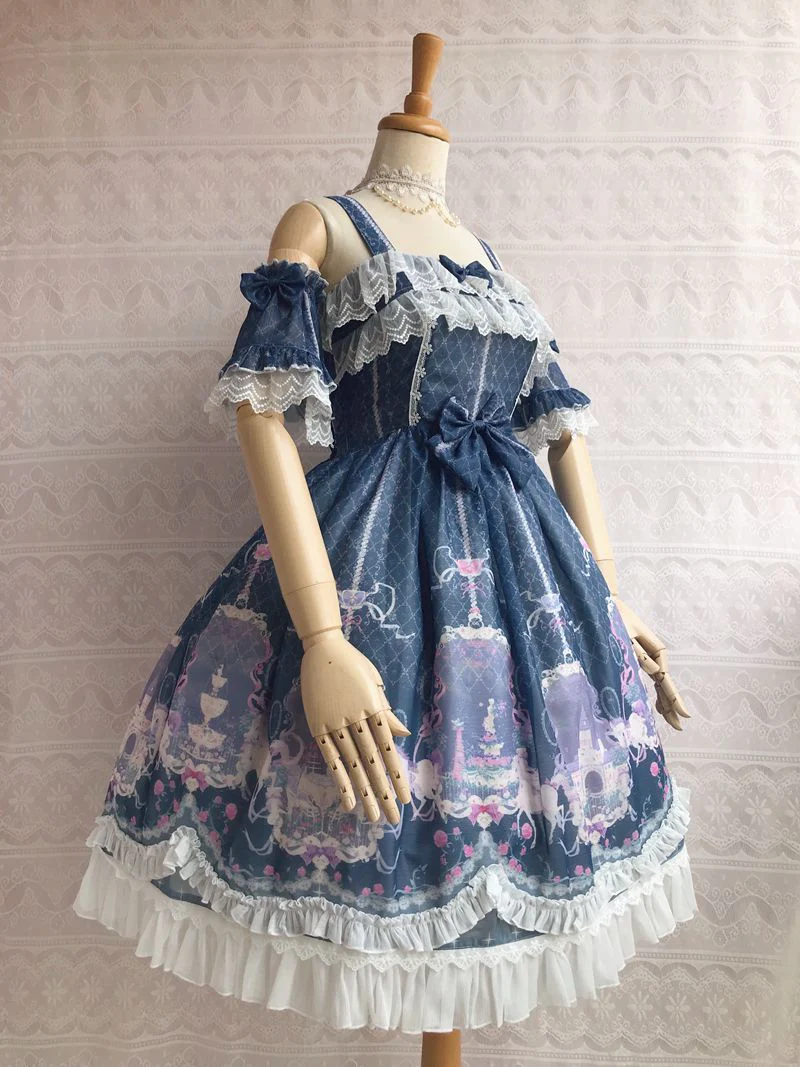Unicorn's Secret Garden Summer Lolita JSK Dress - Image 9